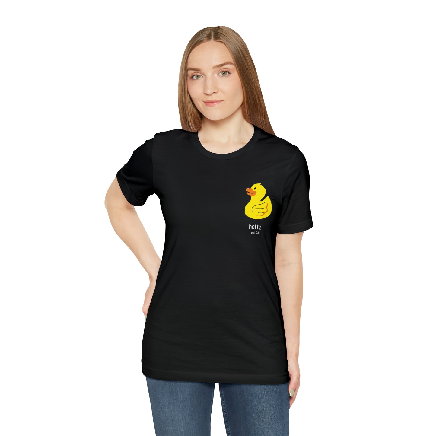 T-shirt - hottz - Duck - Black