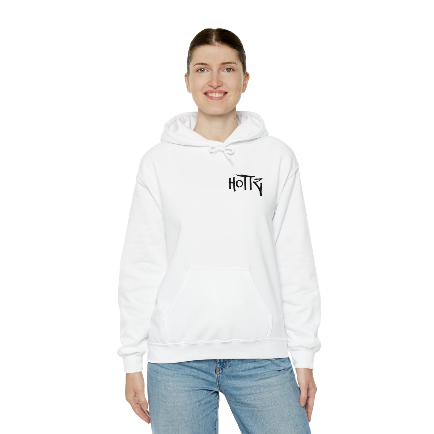 Hoodie - Street - Hottz - white