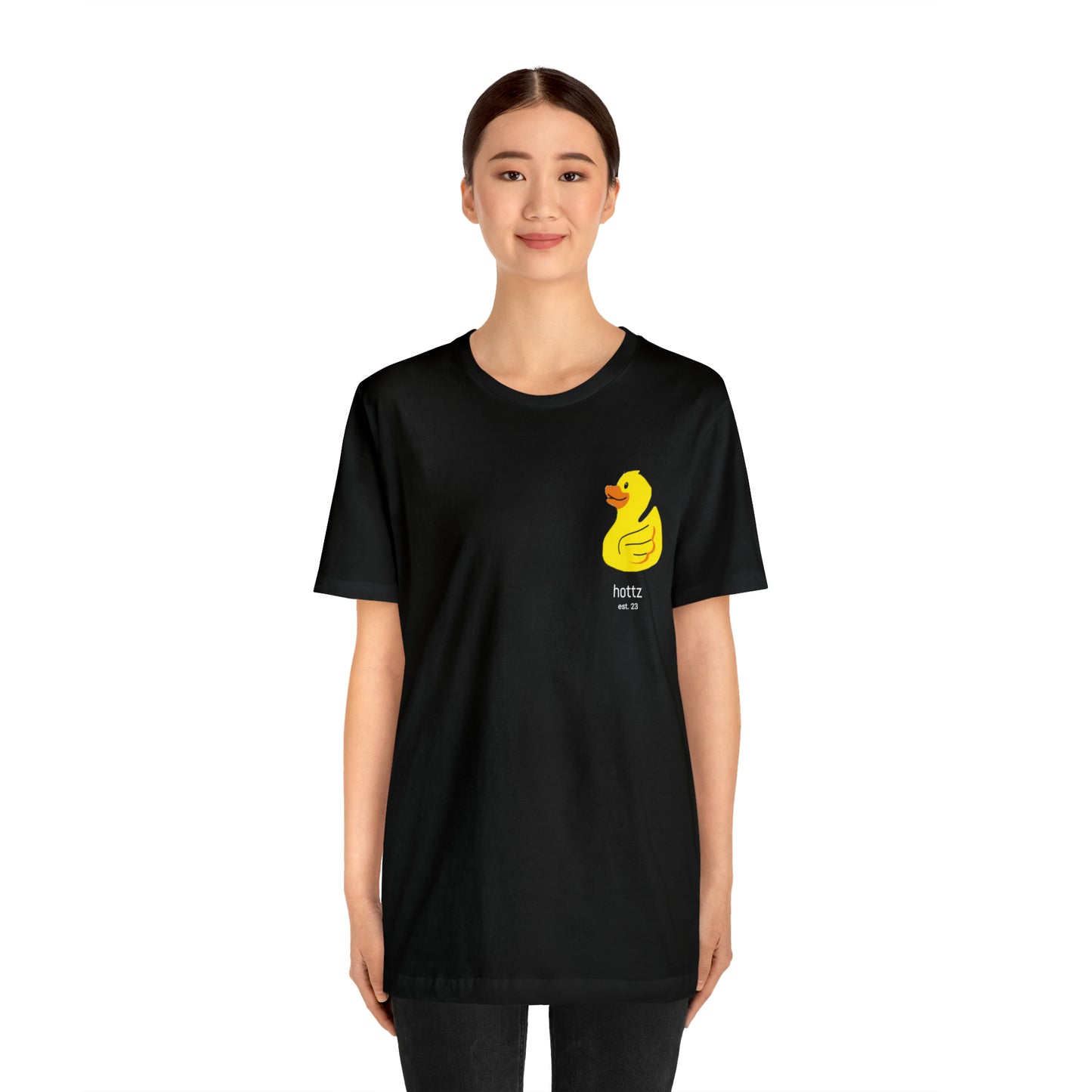 T-shirt - hottz - Duck - Black