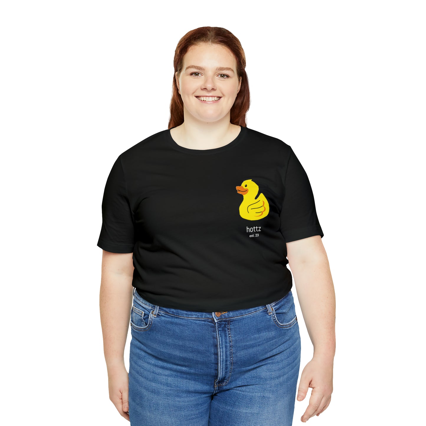 T-shirt - hottz - Duck - Black