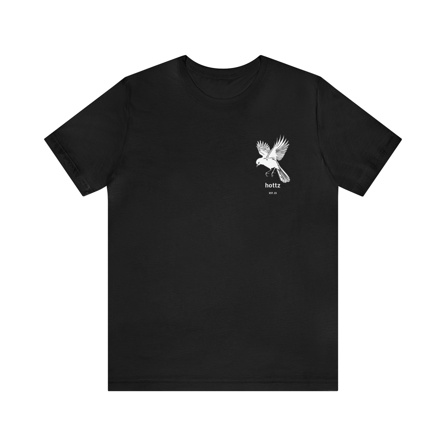 T-shirt - hottz - Bird - Black, White and Pink