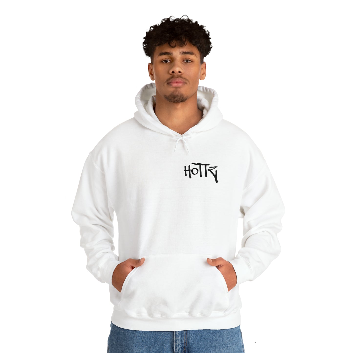 Hoodie - Street - Hottz - white