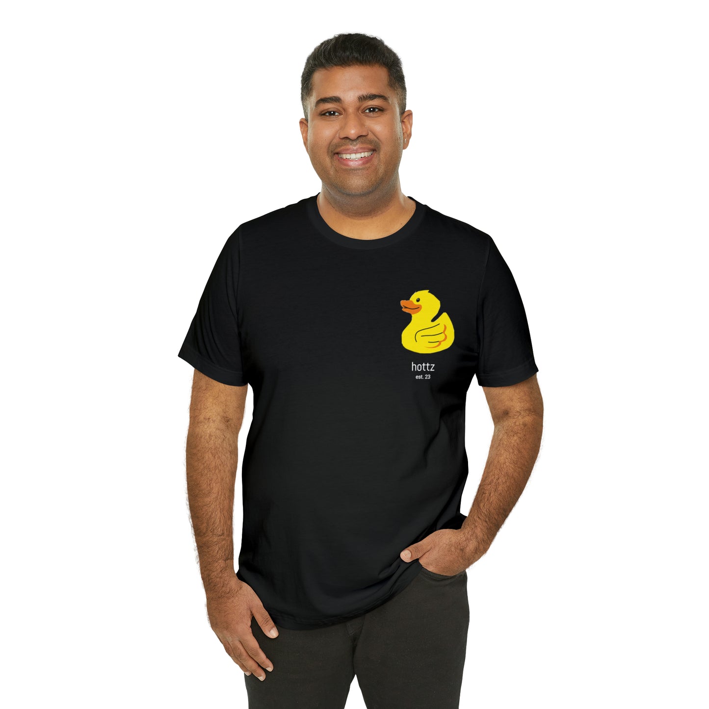 T-shirt - hottz - Duck - Black