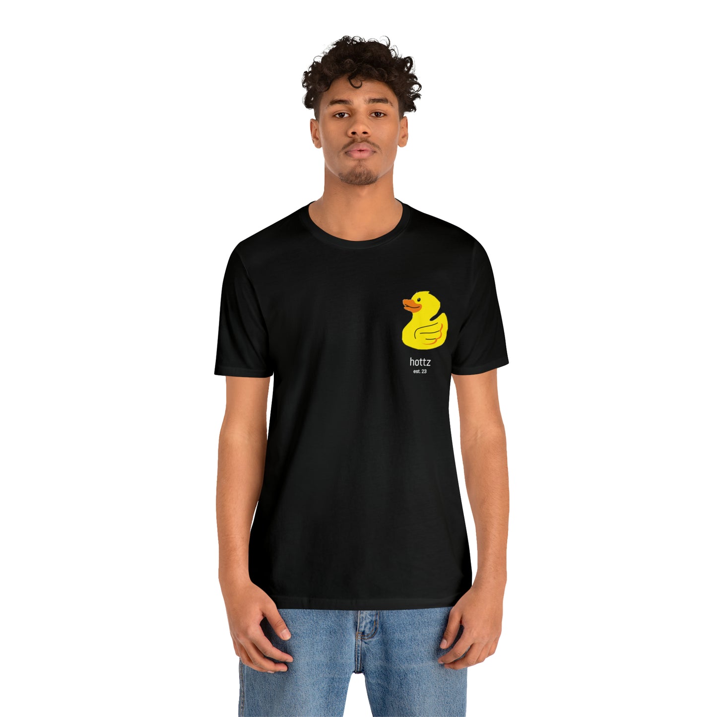 T-shirt - hottz - Duck - Black