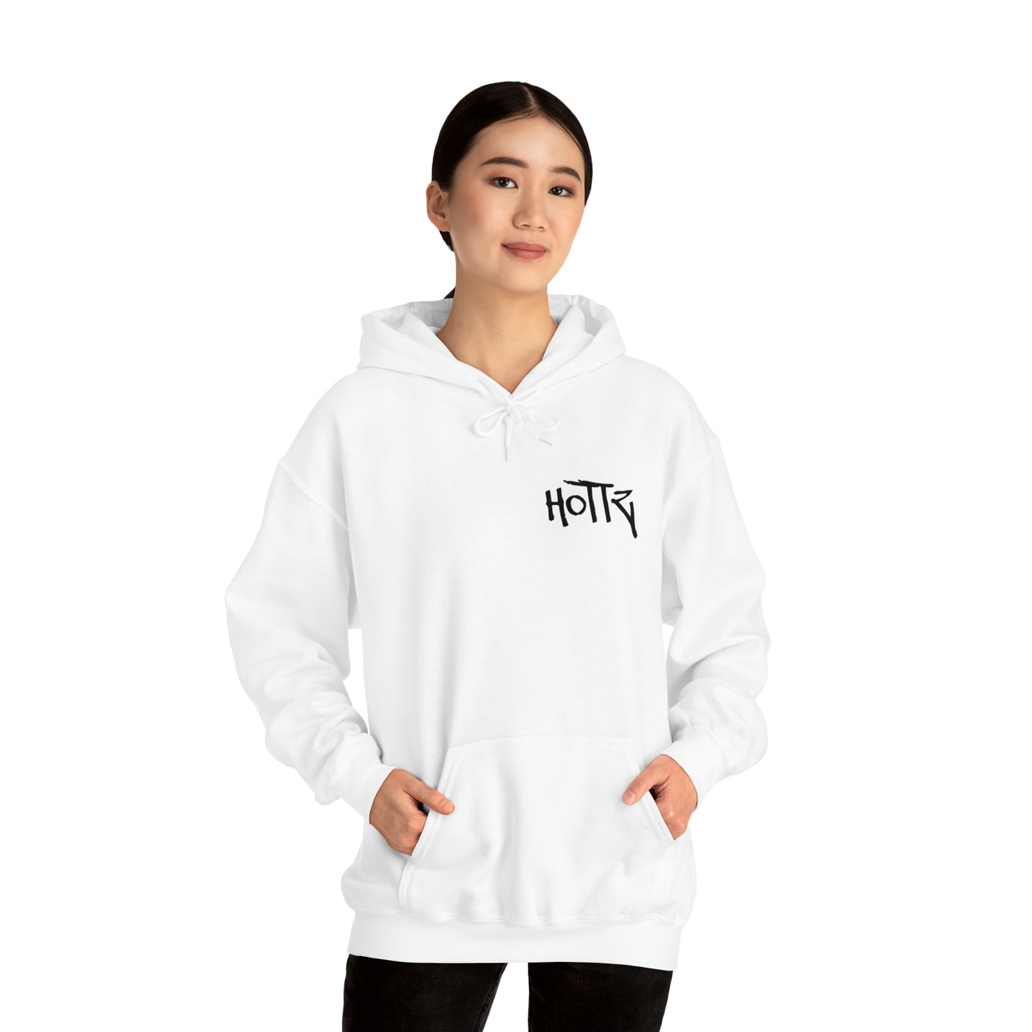 Hoodie - Street - Hottz - white