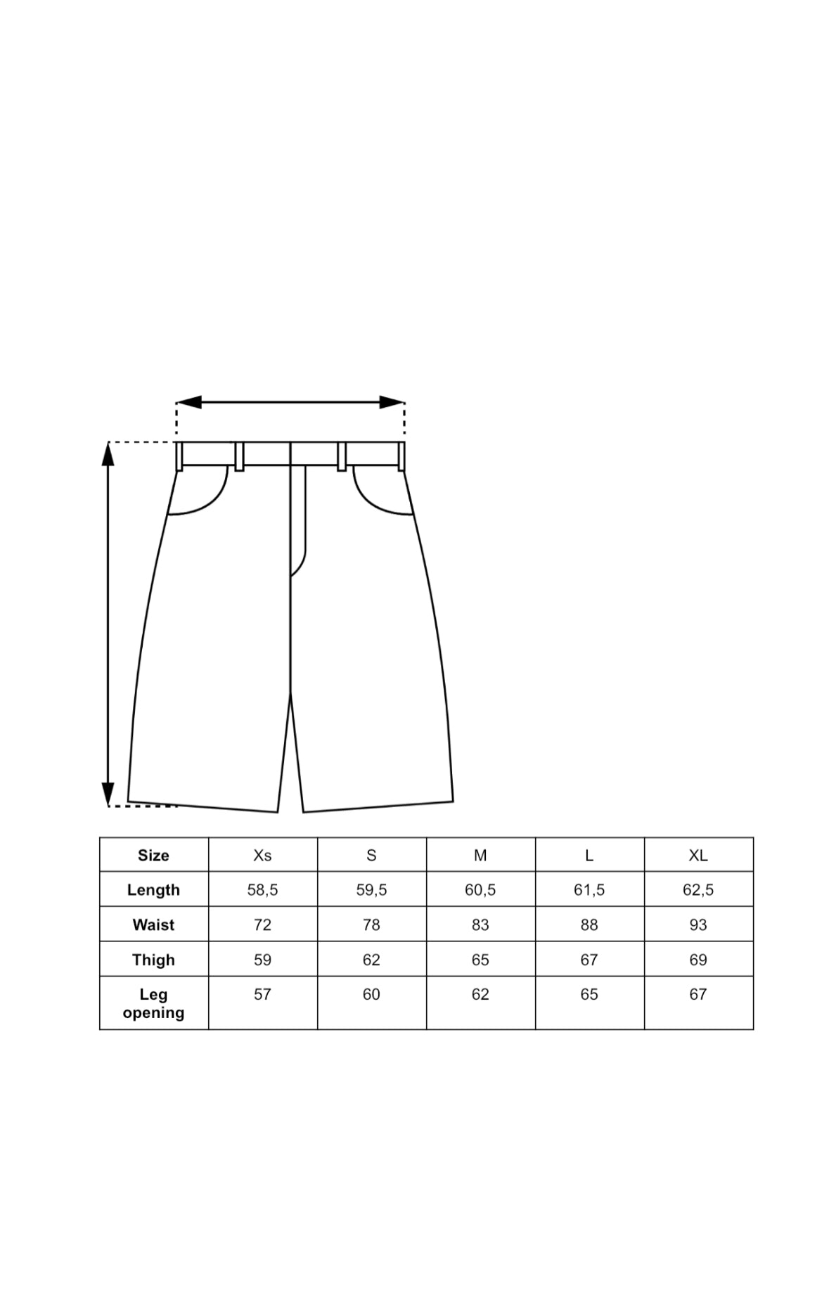 Baggy Jorts - Star - Hottz