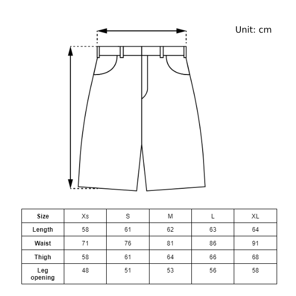 Baggy Jorts - Smoking man - Hottz