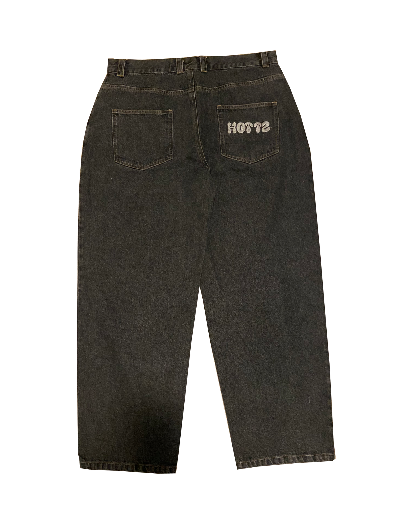 Baggy Jeans - Smoking man - Black - Hottz