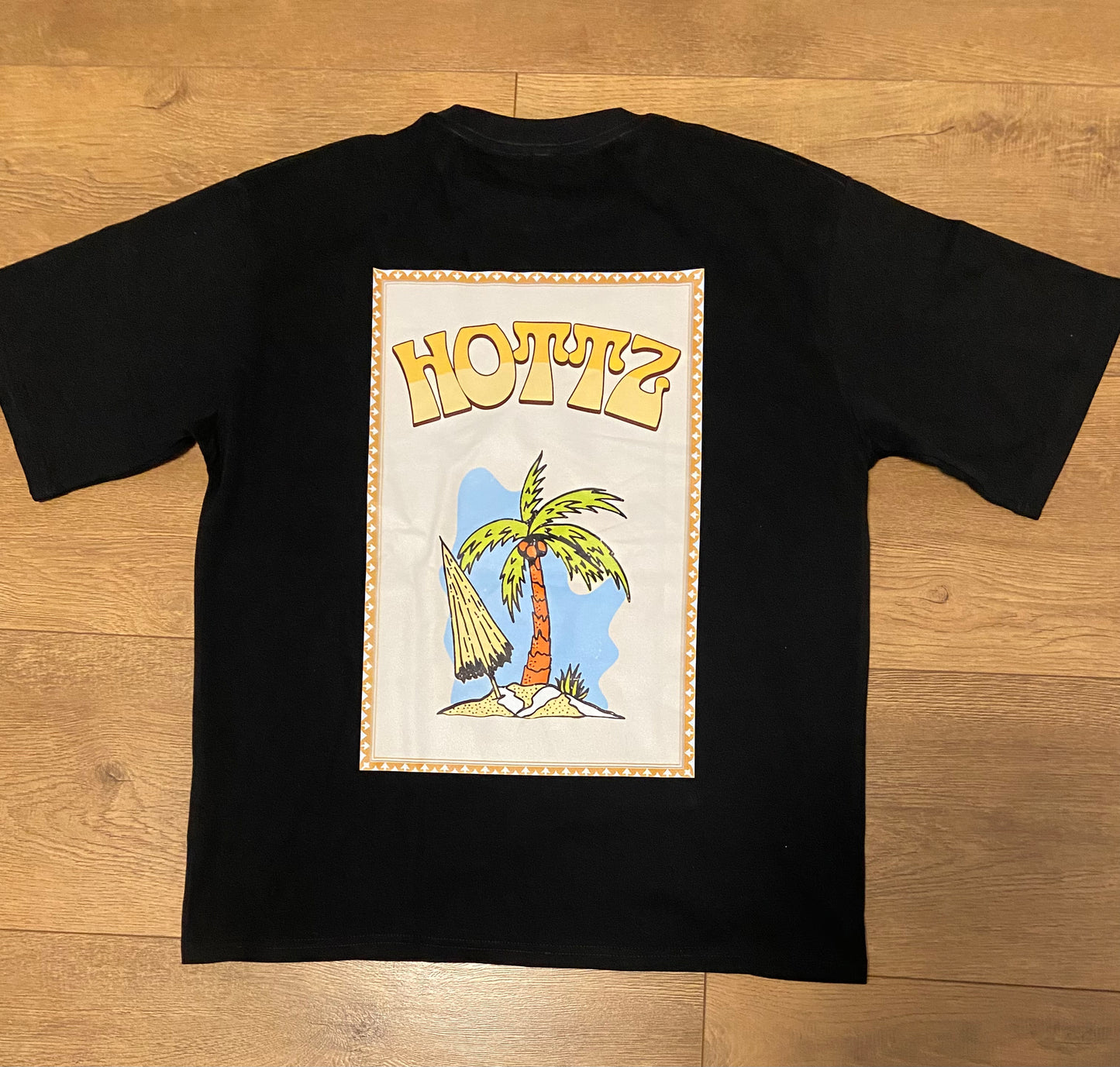 T-shirt - summer - hottz - black